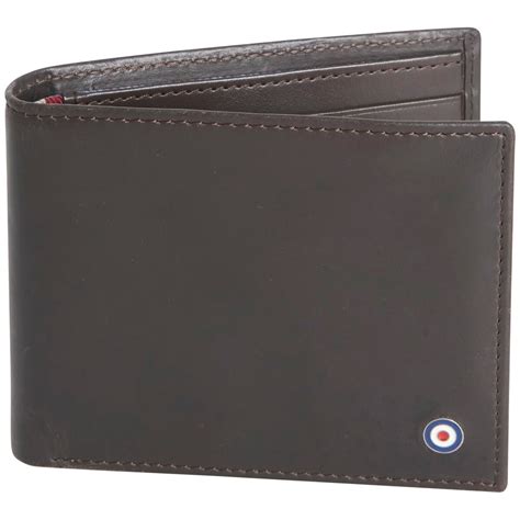 ben sherman wallet brown rfid protection|Ben Sherman Men's Hackney Full Grain Cowhide Leather 5 .